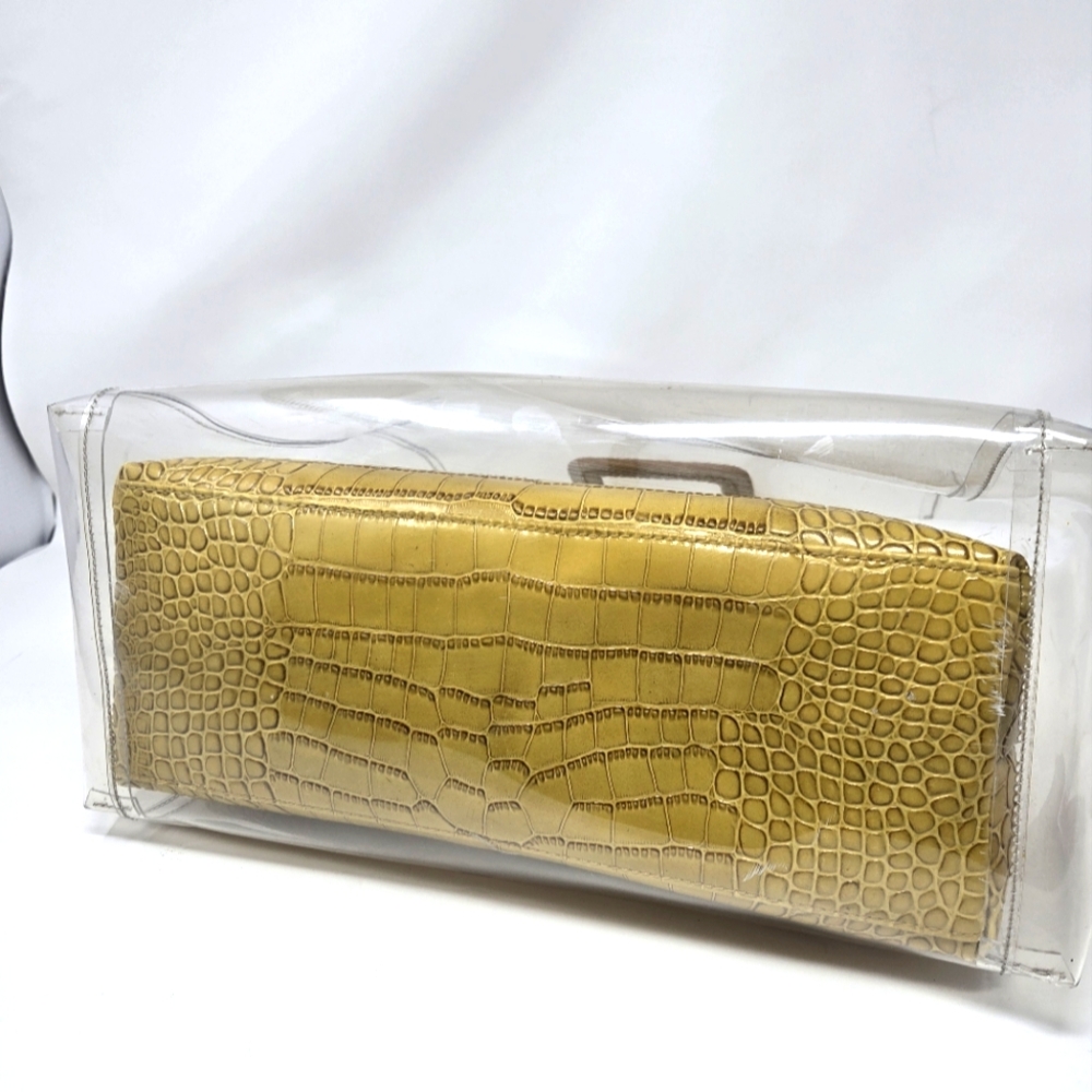 STAUD Shirley Croc-Embossed Tote - Picture 5 of 11